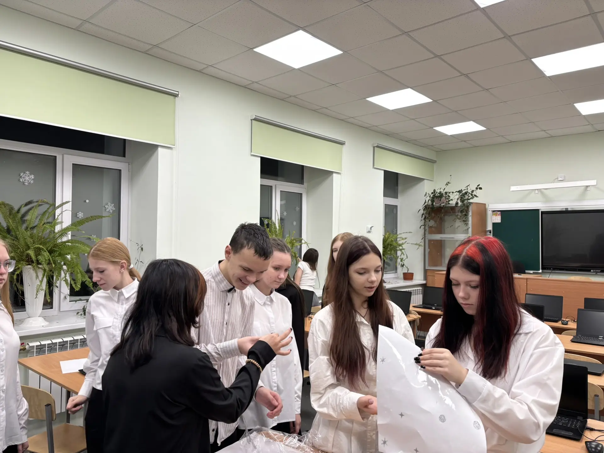 В «Точке роста» царит новогоднее настроение.